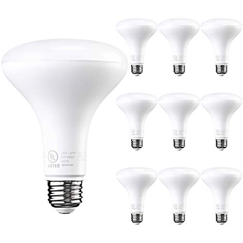 Torchstar 10 Pack Br30 Led Flood Light Bulbs Dimmable, 5000K Daylight, 65W Equivalent, Recessed Downlight Bulb For Can Ceiling Light, E26 Base, Ul & Energy Star Listed #TOP14