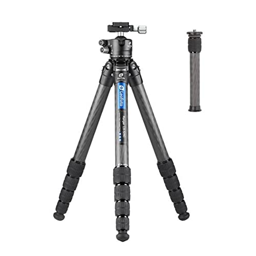 Trépied en carbone Leofoto LS-325C+LH-40 avec rotule stable pour la macrophotographie de précision