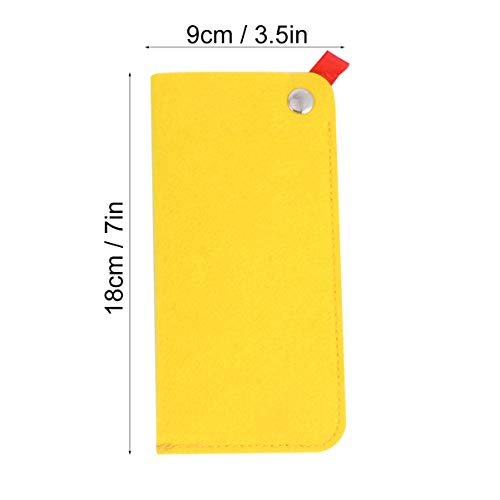 EXCEART Bolsa de Óculos Colorida Bolsa de Armazenamento de Óculos Bolsa de Feltro para Óculos 5 Unid