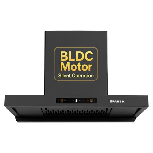 Image of Faber Coral 75cm 1500m /hr BLDC Autoclean T-Shape Chimney | Built In Oil Collector | Touch & Gesture Control | 12Yr Motor,2Yr Comprehensive Warranty by Faber | Hood Coral BLDC FL HC SC BK IN 75