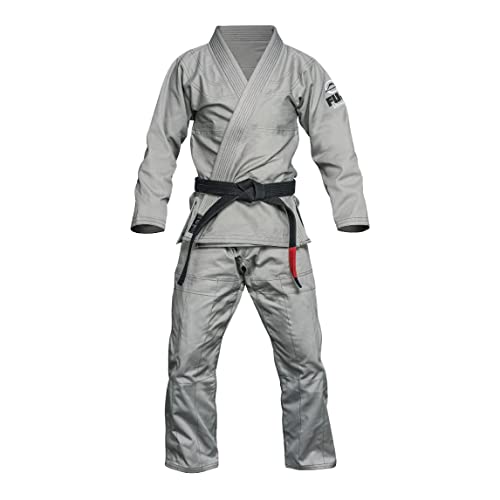 FUJI Summerweight BJJ Uniform, Lightweight BJJ Gi with Bungee Drawstrings , White , A3
