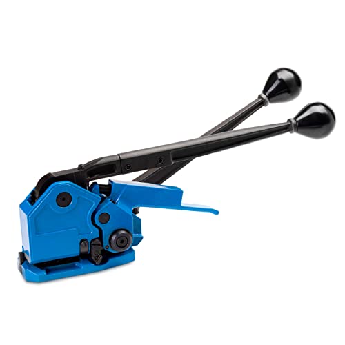 IDL Packaging IDL-17-58 Sealless Combination Tool for 5/8" Steel Strapping - 3-in-1 Tensioner, Sealer, and Cutter - Combination Metal Strapping Tool - Durable Banding Tool with Long Service Life