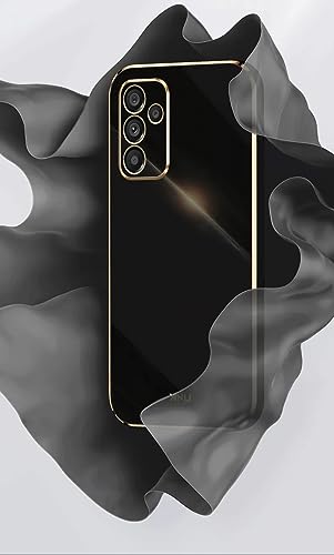 Image of SHINESTAR Ultra Thin Premium TPU Bumper Shockproof Soft Cover Electroplating 6D Design Silicone Skin Slim Case Back Cover for Samsung Galaxy A14 5G - Rosegold