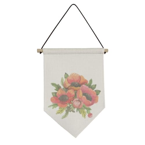 Drapeau en toile de maïs pour habiller un mur vide avec élégance