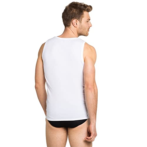 ODLO Active-tanktop voor heren met ronde hals, wit, XL - Image 5