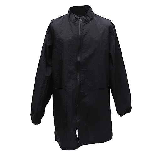 CLISPEED 1 Pieza De Ropa De Trabajo para Mascotas Túnica De Aseo para Perros Abrigo De Peluquería Canina para Mujer Bata Impermeable Bata De Aseo Delantal De Estilista De Algodón
