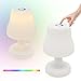 Produktbild LED Akku Tischlampe Touch Dimmbar Outdoor Lampe Kabellos & per USB Aufladbar Nachttischlampe für Schlafzimmer Wohnzimmer Tisch Kinderzimmer