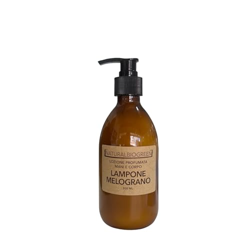 Crème mains et corps framboise grenade vegan 300 ml hydratation peau sèche