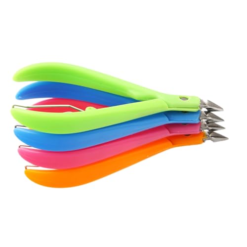 SOESFOUFU Portable Cuticle Nipper Precision Manicure Tool Smooth Mechanism for Quick Nail Touch-ups Random