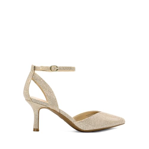 DREAM PAIRS Pointed Closed Toe Kitten Heels Stiletto Ankle Strap Women's Pumps Shoes for Women Wedding Party Dress Sandals2