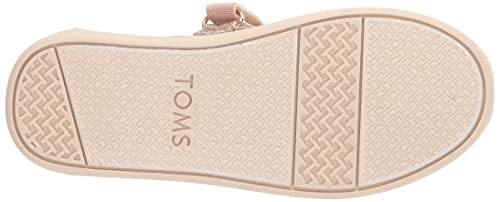 Toms Girls Mary Jane Sneaker, Champagne Iridescent Glimmer, 11 Little Kid #TOP3