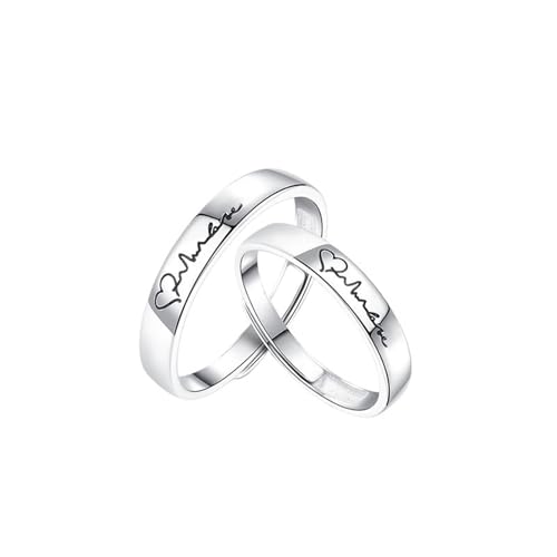 Bague fiançailles argent 925 cadeau idéal couple anniversaire mariage