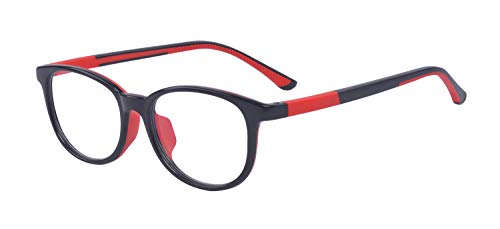 Outray Kids Blue Light Blocking Glasses Computer Gaming TV Glasses for Boys Girls Age 5-12 Anti Glare & Eyestrain & Blue-ray Filter