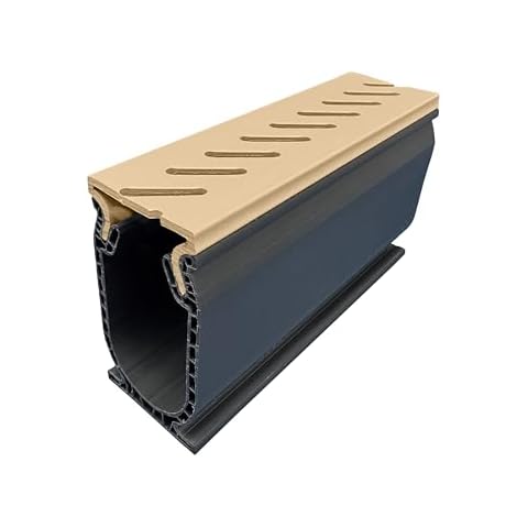 Stegmeier Frontier Deck Drain PRO - Tan (5' Sections) (Total: 40' per Carton) Cover