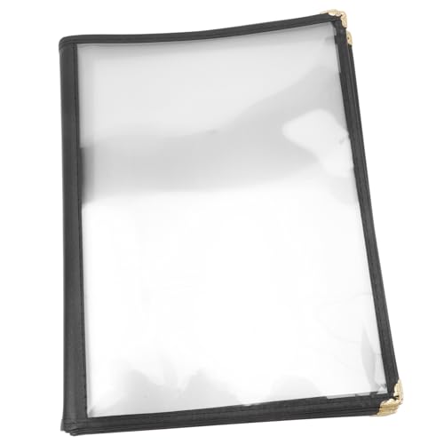 Couverture de liste de prix porte-menu PVC transparent restaurant Gatuida