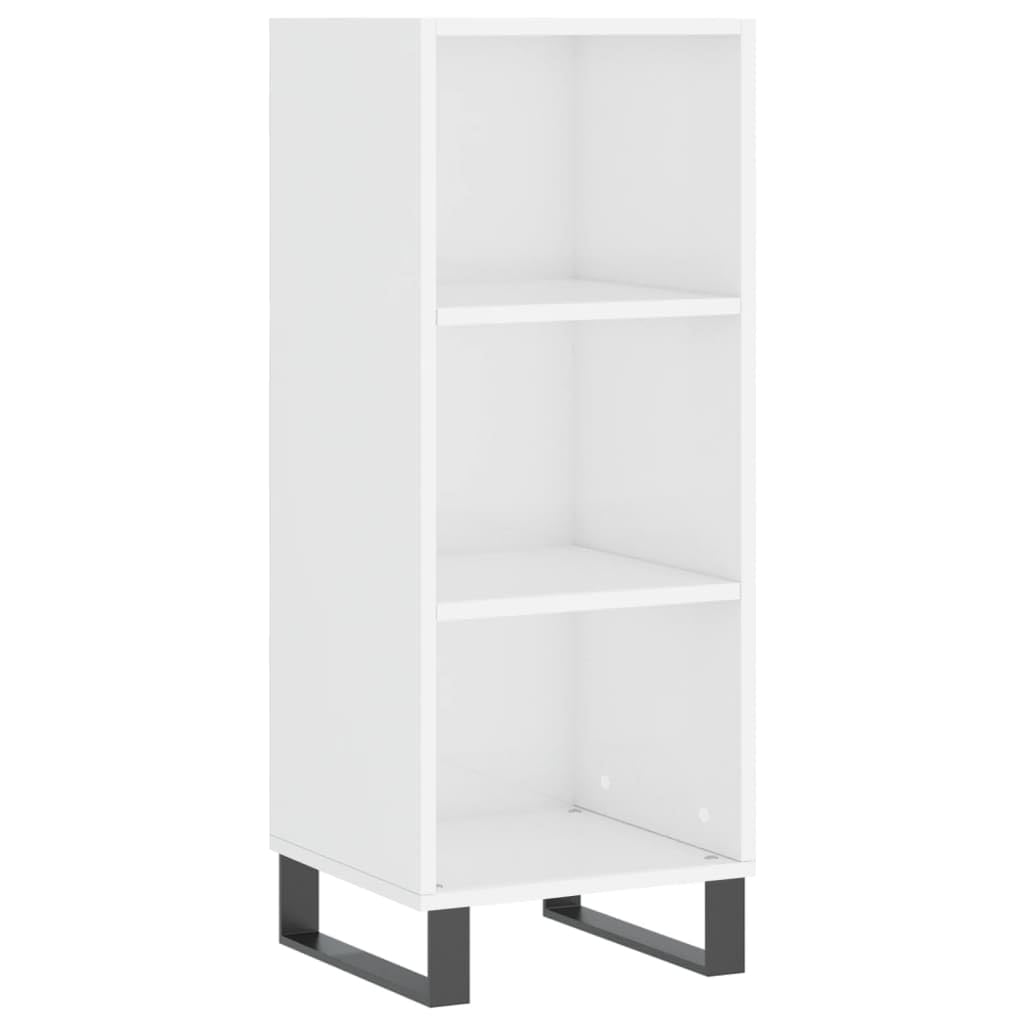 Credenza bianca lucida 34,5 x 32,5 x 90 cm