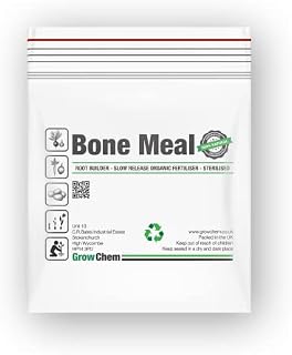 Bone Meal for Plants, 15Kg (3x5Kg Bags), Multi-Purpose Plant Food Fertiliser, Organic All Purpose Garden Plant Fertiliser, Resealable Bag