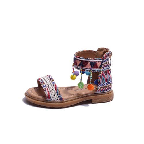 Sandals for Girl 2025 Boho,Beach Shoes Teen Girls Sandal,Vintage Summer Wide Width Footwear3
