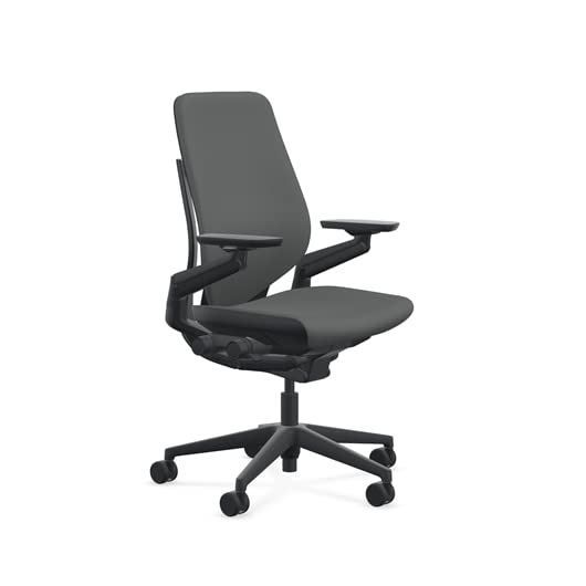Steelcase Gesture Office Chair - Cogent: Connect Graphite Fabric,...