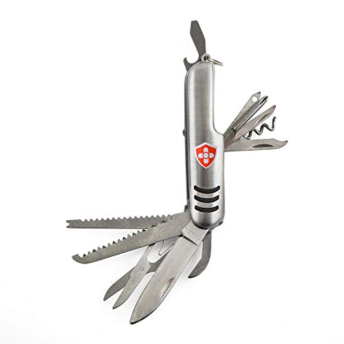 Taschenmesser aus Edelstahl mit 11 Multi-Funktionen zum Alltag und Outdoor