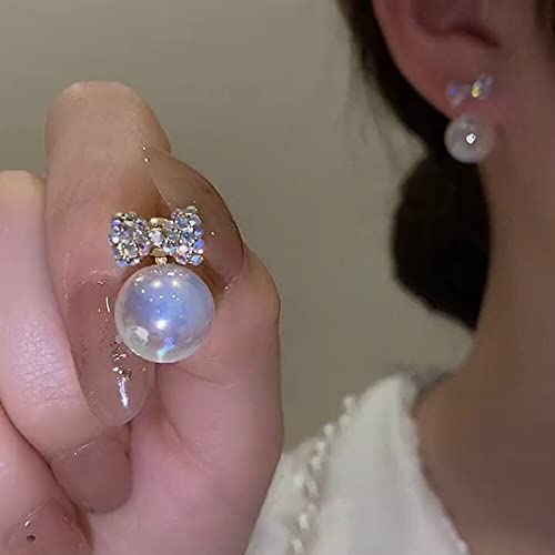Boucles d'oreilles longues zircon pentagramme en éclat de cristal