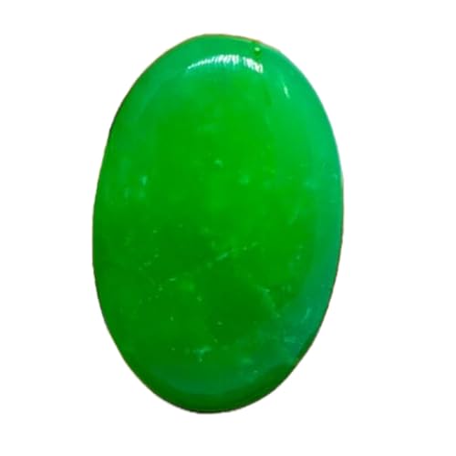 Chrysoprase naturelle ovale 34x21mm | Remplacez vos perles synthétiques par une vraie gemme