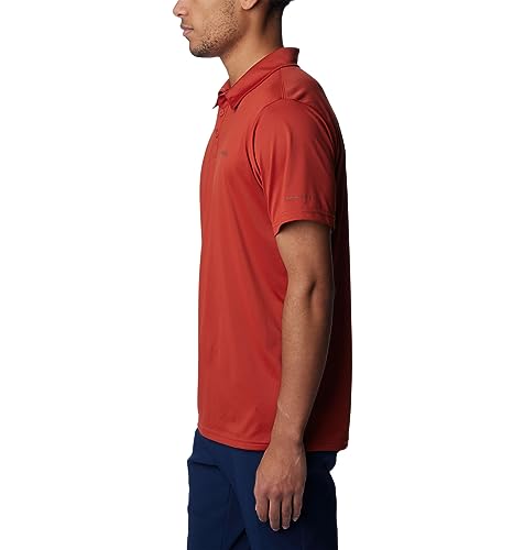 Image of Columbia Men's Solid Regular Fit Hike Polo