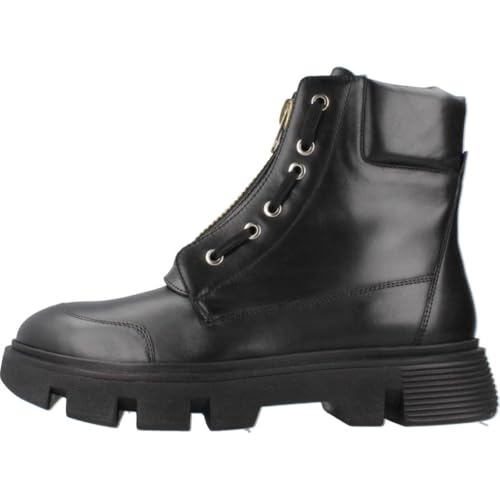 Geox Girls' D Vilde Ankle Boot, black, 7 Big Kid2