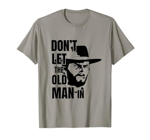 Don't let the old man in vintage Man wearing cowboy hat T-Shirt