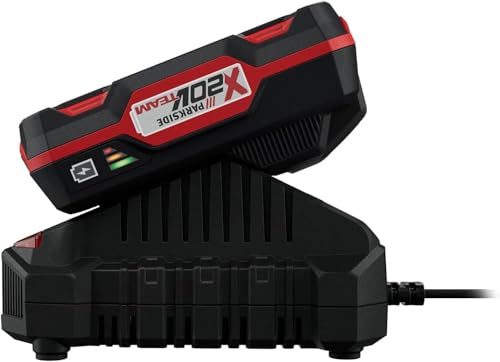 Parkside Batterie rechargeable 20 V 2 Ah PAP 20 B1 + chargeur PLG 20 C1 pour tous les outils Parkside X 20V Team Series