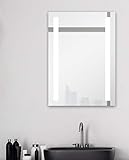 Die hochwertige Glas-Beschichtung des Badezimmer-Spiegels auf Basis von Silber ermöglicht eine hohe Stabilität und lange Haltbarkeit sowie eine leichte Pflege