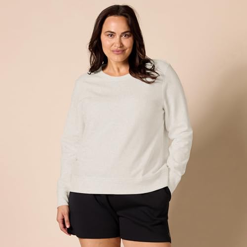 Image of Amazon Essentials Women's Fleece Crewneck Long Sleeve Pullover Sweatshirt (Available in Plus Size)