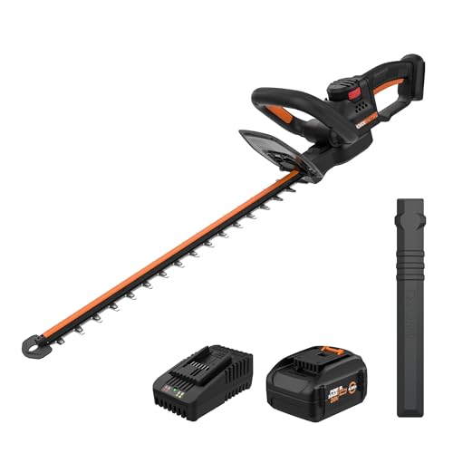 WORX Cordless Hedge Trimmer, 20V 22" Bush Trimmer, WG263 - image 1