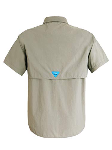 Tuna Men'S Uv Upf 50+ Fishing Shirts For Men Sun Protection Soild Breathable Fast Dry Spf Hiking Short Sleeve Shirt thumb #1