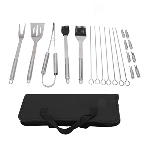 Set de herramientas para BBQ de acero inoxidable miniatura 1