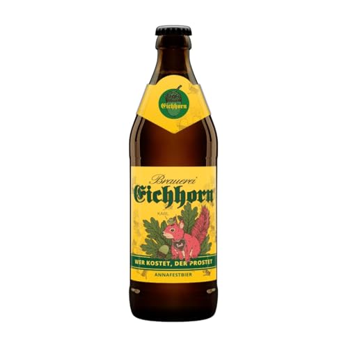 Hertl Eichhorn Annafestbier | Fränkisches Festbier | 5,7% vol. | 0,5l | Erfrischendes Festbier für jeden Anlass