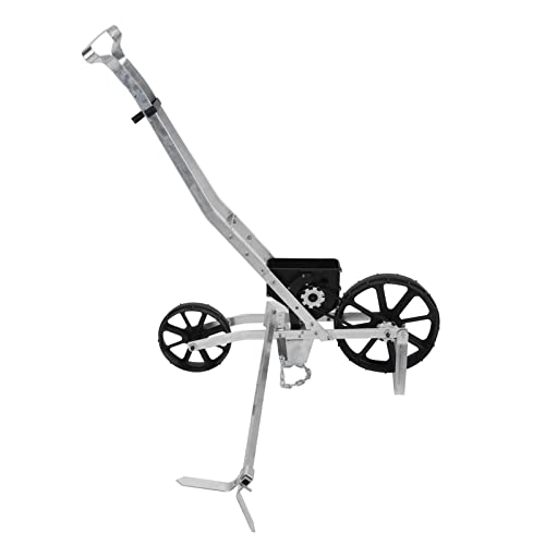Semoir en aluminium durable à pousser avec rangée réglable pour semis de précision