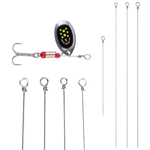 Set de 160 conectores giratorios de latón para pesca miniatura 7