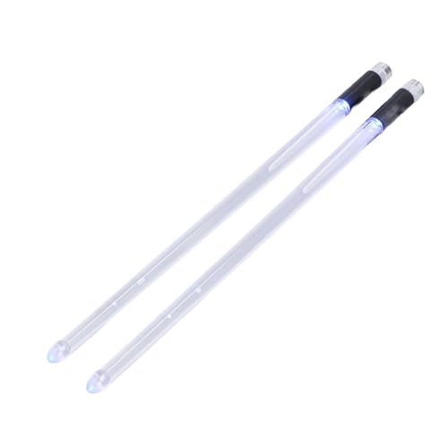 Baquetas LED recargables USB con luz de 15 colores para batería y percusión, paquete de 2 miniatura 3