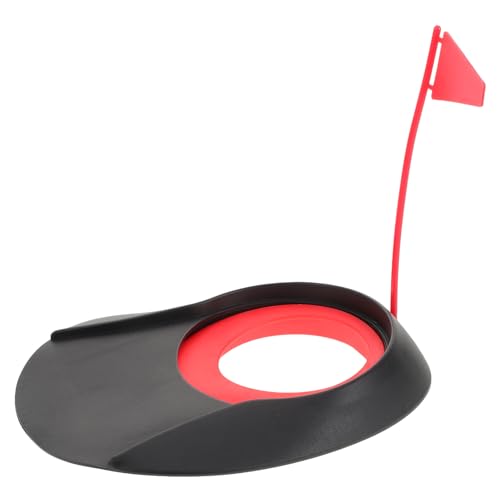 WOONEKY Golf Putting Cup Golf Hole Flag Regulation Putter Cup Practice Sport Training for Home Party