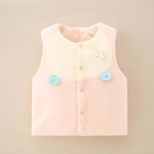 Infant Girl Fleece Vest Sleeveless Trendy Sh𝐞rpa Butterfly Print Jackets Newborm Boys Lightweight Warm Waistcoats2