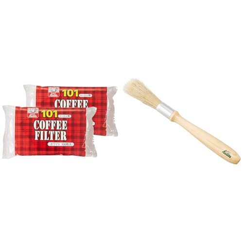 カリタ Kalita コーヒーフィルター ホワイト 1~2人用 NK101濾紙 100枚入り×2個セット