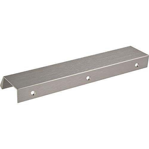 Furnipart Bench Handle LA 2 x 80 Length 200 mm Aluminium Stainless Steel Effect, LA 2 x 80 mm - Image 2