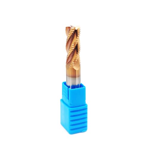 Image of 2pcs /Package HRC45 4Flutes Tungsten Solide Carbide Roughing End Mills for CNC Router Bit Wood Metal Cutter Mill Tool CNC milling Cutter Shank Dia 1 /4 Inches (1 /4 inch*1 /4 inch*3 /4 inch*2 inch-2pcs)