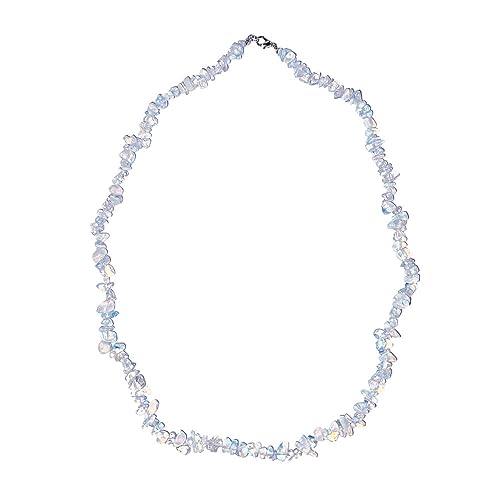 Collier opale synthétique baroque 60cm idée cadeau d'anniversaire mémorable - 4