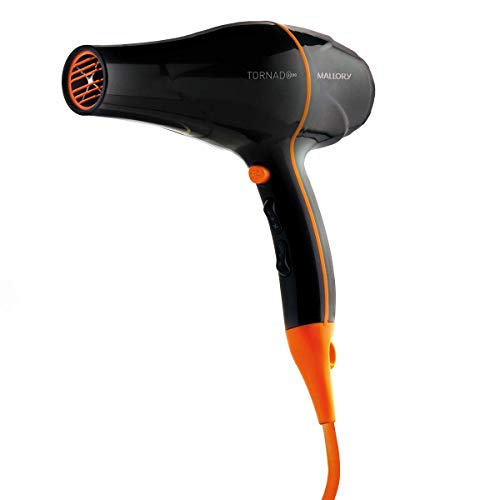 Secador de Cabelo Profissional Mallory Tornado 127v Preto