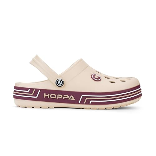 Image of Hoppa Trio Clogs for Men, Extra Soft EVA Moulded Slip-On Clogs | Lightweight, Cushioned, Water-Resistant & Non-Slip | Everyday Casual Footwear