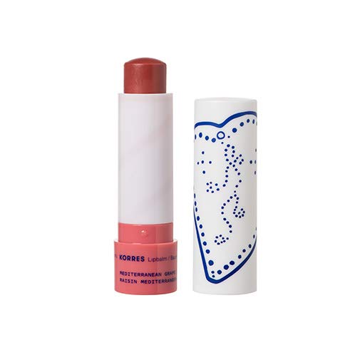 KORRES MEDITERRANEAN GRAPE Lip Balm - getönt neutral purple, dermatologisch getestet, vegan, 4,5g Cover