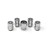 White Knight 40910 Chrome 14mm x 1.50 Acorn Wheel Lock Set, (Random Lock Pattern) 4 Pack