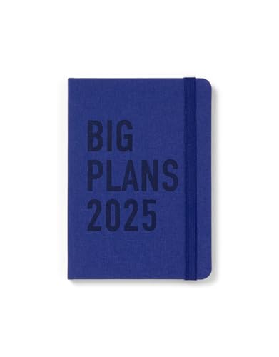Letts of London Big Plans Terminplaner 2025, A6, Wochenansicht, Marineblau